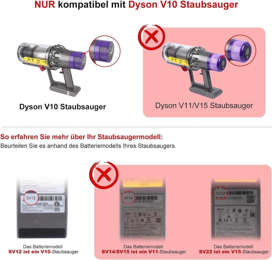 Verstärkter Schalter Montage für Dyson V10, SV12 Staubsauger Ersatzteil - Power Trigger Teile Ersatz