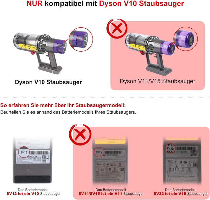 Verstärkter Schalter Montage für Dyson V10, SV12 Staubsauger Ersatzteil - Power Trigger Teile Ersatz