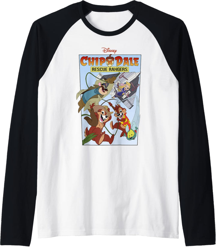 Disney Chip 'N Dale Rescue Rangers Group Shot Poster Raglan