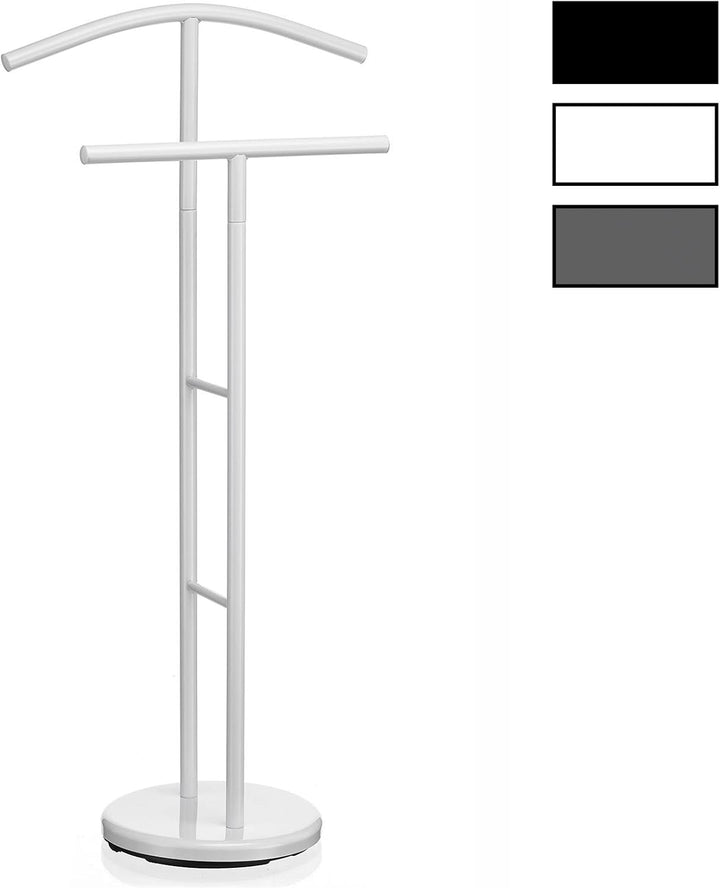 IDIMEX Herrendiener LAURENZ Garderobe Kleiderständer Garderobenständer Kleiderstange mit Hosenbügel,