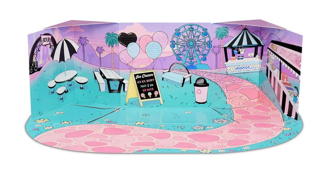 L.O.L. Surprise! 564911E7C Furniture - Puppenmöbel und Sammelfigur mit Zubehör Ice Cream Pop-Up mit