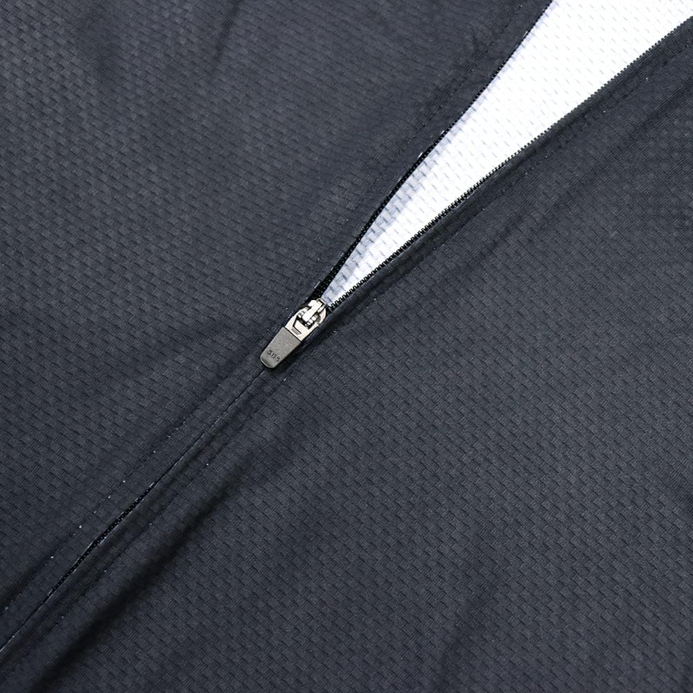 Wulibike Radtrikot für Herren, langärmlig, Rennradtrikot, atmungsaktiv und schnelltrocknend, mit Rei