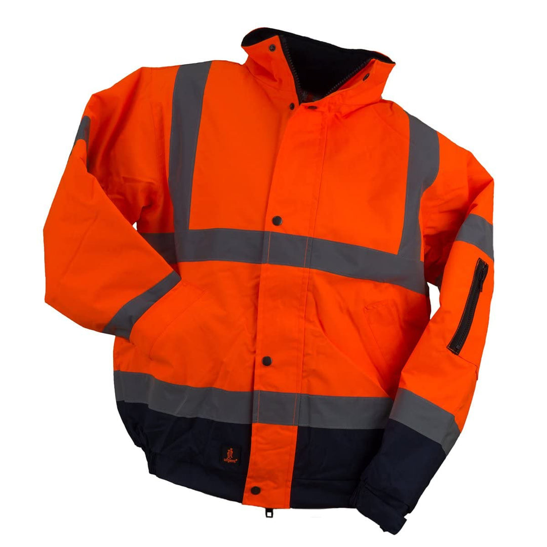 Safety Urgent Arbeitsjacke URG-HSV BO Kurz Jacke Bomberjacke Isolierte Warnung Wasserdicht 2 000 mm
