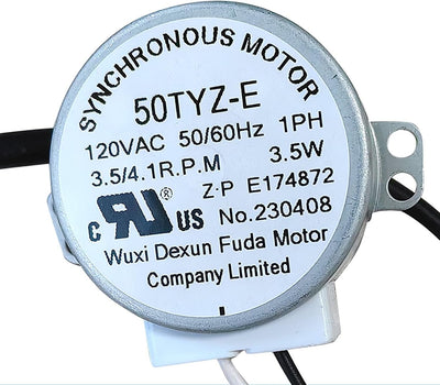 HMHAMA Ersatz 110V-120V Eismaschine Synchronmotor 50TYZ-E für Eiswürfelmaschine Zubehör