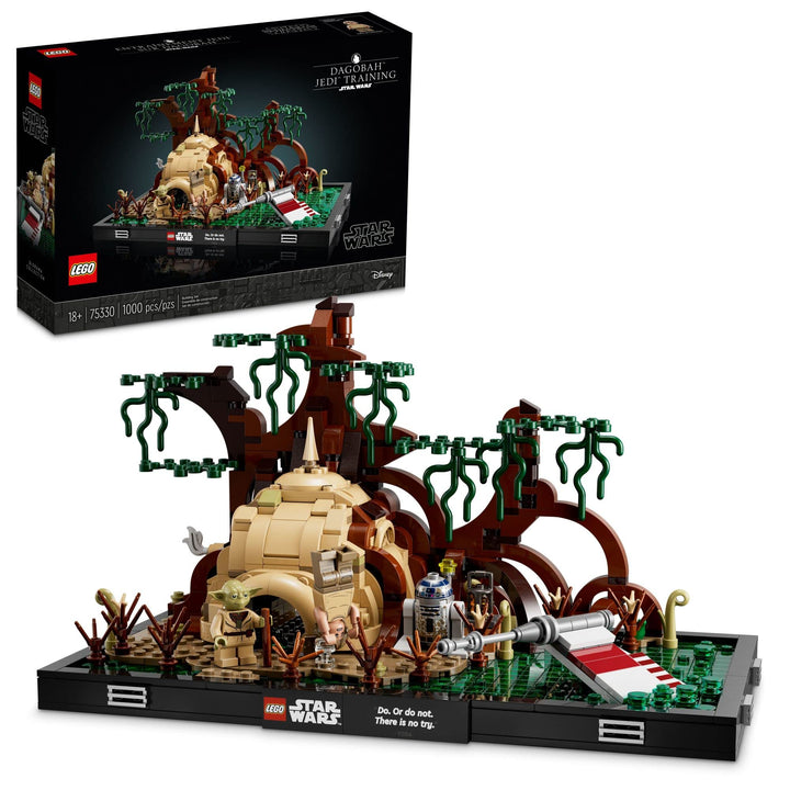 LEGO Star Wars Dagobah Jedi Training Diorama 75330 Building Kit for Adults; Brick-Built Collectible