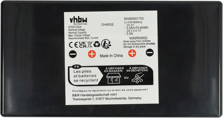 vhbw Akku kompatibel mit Ambrogio L30 Elite, L30, L 30e Lite, Alex, L20, L30 Basic, L 20, L 30 Delux