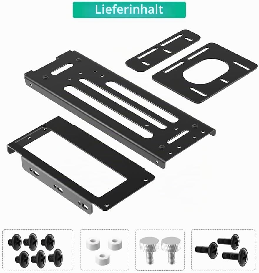 Externe GPU -Dockingstation Vertikaler GPU -Mount -Halterung, 2 Steckplatzlenkhalter mit Hardware, E