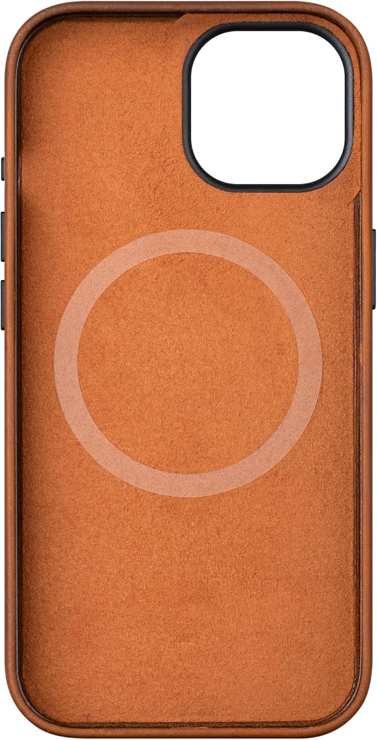 maogoam für iPhone 13 Pro Max Tasche Leder, Echtes Crazy Horse Leder Etui für iPhone 13 Pro Max 6.7"