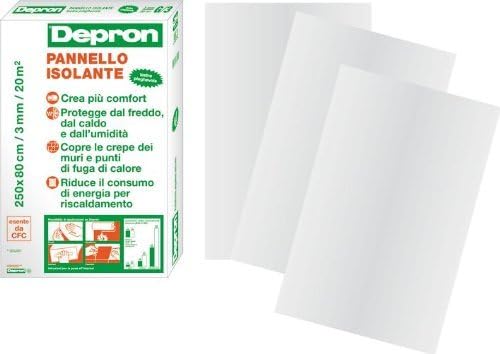 Depron Dämmplatten, 80 x 125 cm, Stärke 3 mm, Packung à 20 Platten