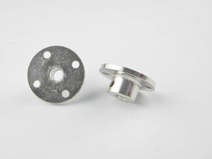 CHANCS Wellenkupplung, Flanschkupplung, 7mm, starrer Flansch, galvanisierter Stahl, Motorführungswel