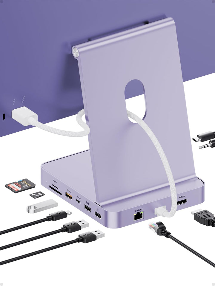 Upgraded iMac Hub für M1/M3/M4, iMac Zubehör M4 unterstützt 4TB SSD-Gehäuse (SSD Nicht Enthalten), U