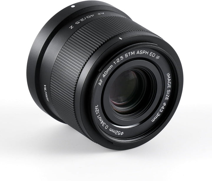 VILTROX 40mm F2.5 Z Mount Objektiv, AF 40mm f/2.5 Z Vollformat Objektiv für Nikon Z Mount Zf Z7II Z6
