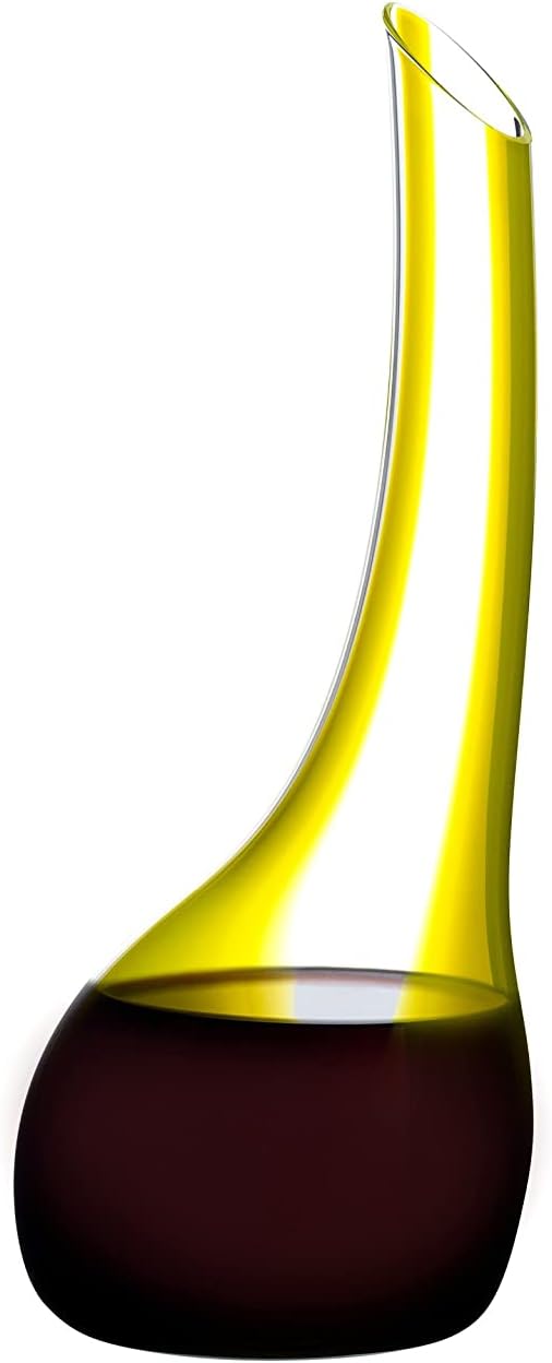 RIEDEL Dekanter Cornetto Confetti - Gelb, klares+gelbes Kristallglas, handgefertigt