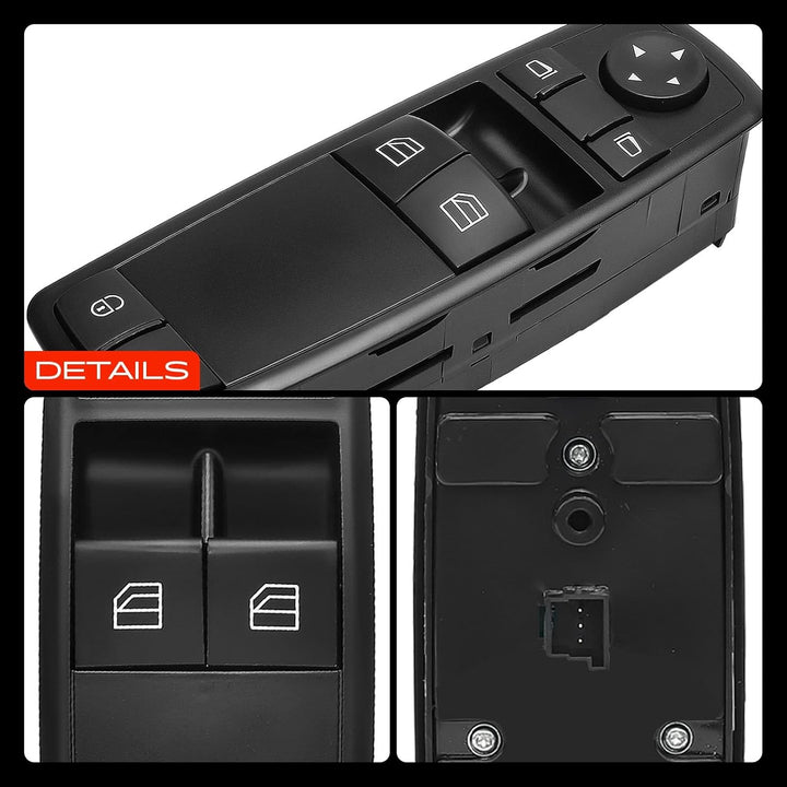 Frankberg Fensterheberschalter Vorne Links für A-Klasse W169 A150 A160 A170 A180 A200 B-Klasse W245