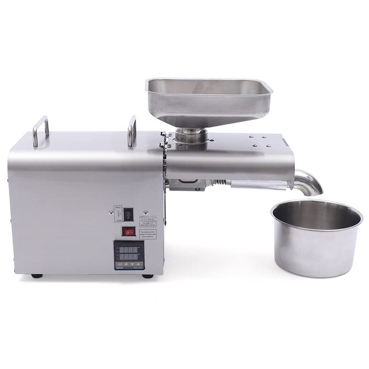 Automatische Ölpressmaschine 7 kg/h | Manuelle Maschine für Öl Expeller | Heiss-/Kaltöl-Extraktionsm