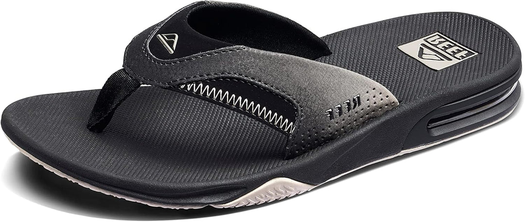 Reef Herren Fanning Zehentrenner 40 EU Black Taupe Fade Cj0393, 40 EU Black Taupe Fade Cj0393