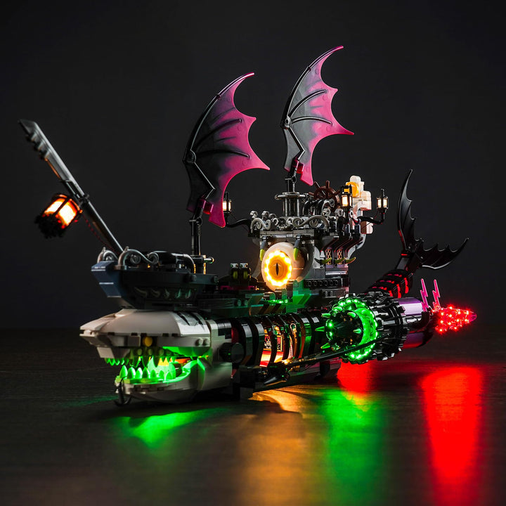 Led Licht Set für Lego 71469 DREAMZzz Albtraum-Haischiff (Kein Lego), Dekorationsbeleuchtungsset für