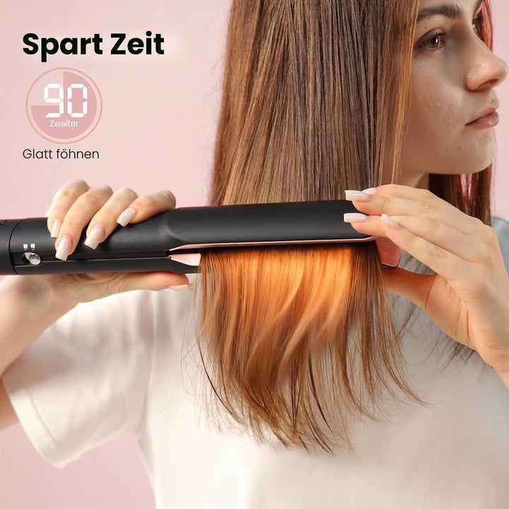 Air Haarglätter, Luft-Haarglätter für Haar Styling, Supgaliy Professionelles Ionen Glätteisen, wenig