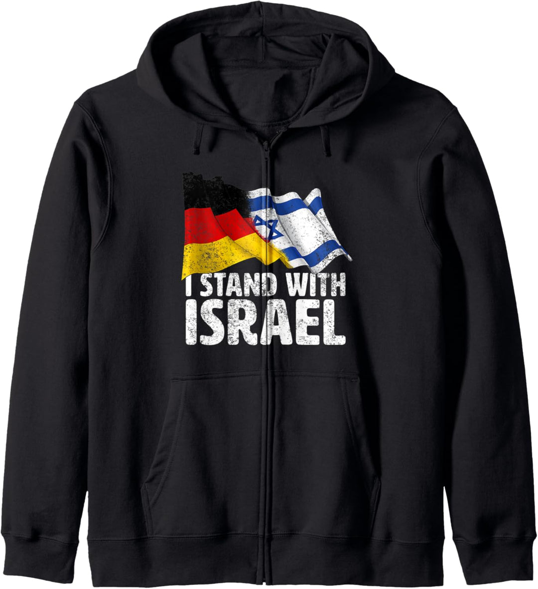 Germany Deutschland Israel Flag I stand With Israel Kapuzenjacke