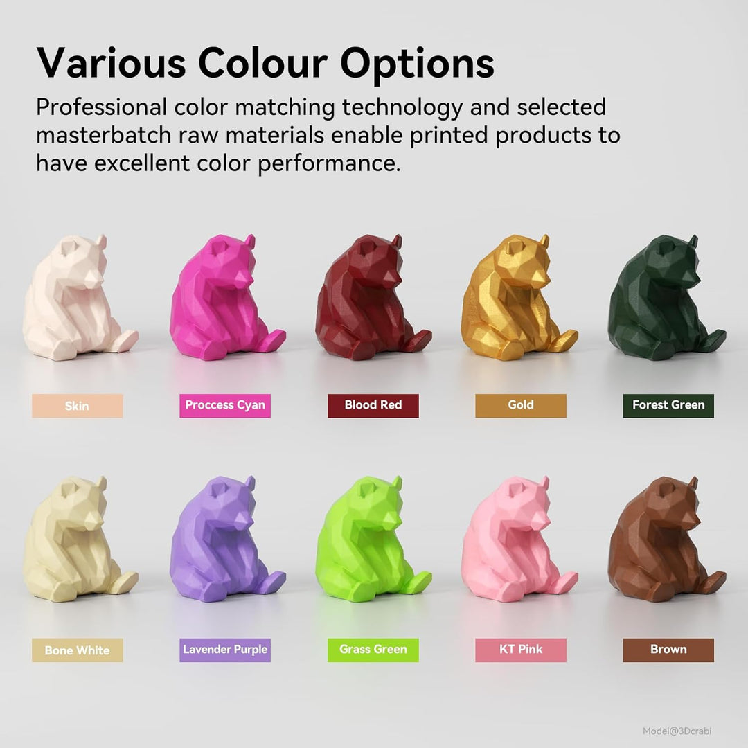 kexcelled PLA Braun Filament 1,75mm Zähigkeit Erhöhen Hochpräzises Lebendige Farben 1kg Spule 3D Dru
