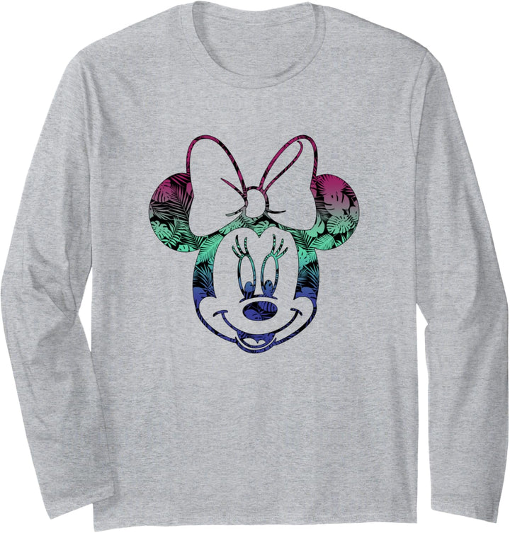 Disney Micky und seine Freunde Minnie Tropical Gradient Fill Langarmshirt