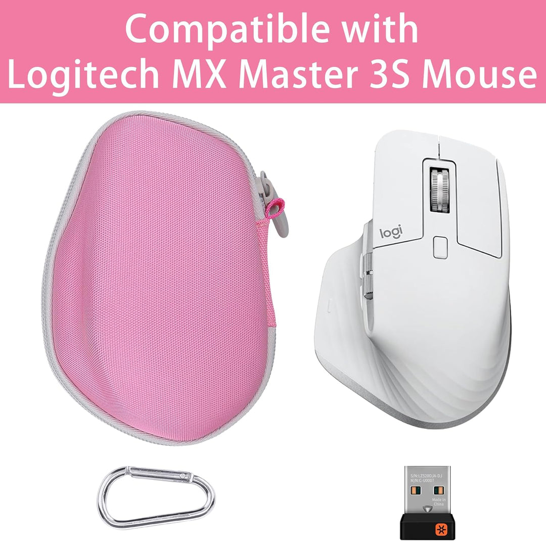 co2CREA Hart Schutz Hülle Etui Tasche für Logitech MX Master 4 /Master 3 /Master 3S Kabellose Maus,(
