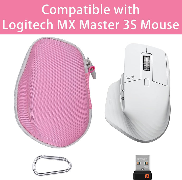 co2CREA Hart Schutz Hülle Etui Tasche für Logitech MX Master 4 /Master 3 /Master 3S Kabellose Maus,(