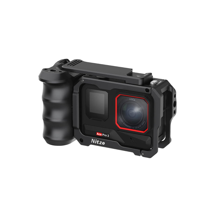 Nitze Xplorer Grip Kit für Insta360 Ace Pro 2/Ace Pro/Ace, Strassenfotografie Griff Kit mit Ace Pro