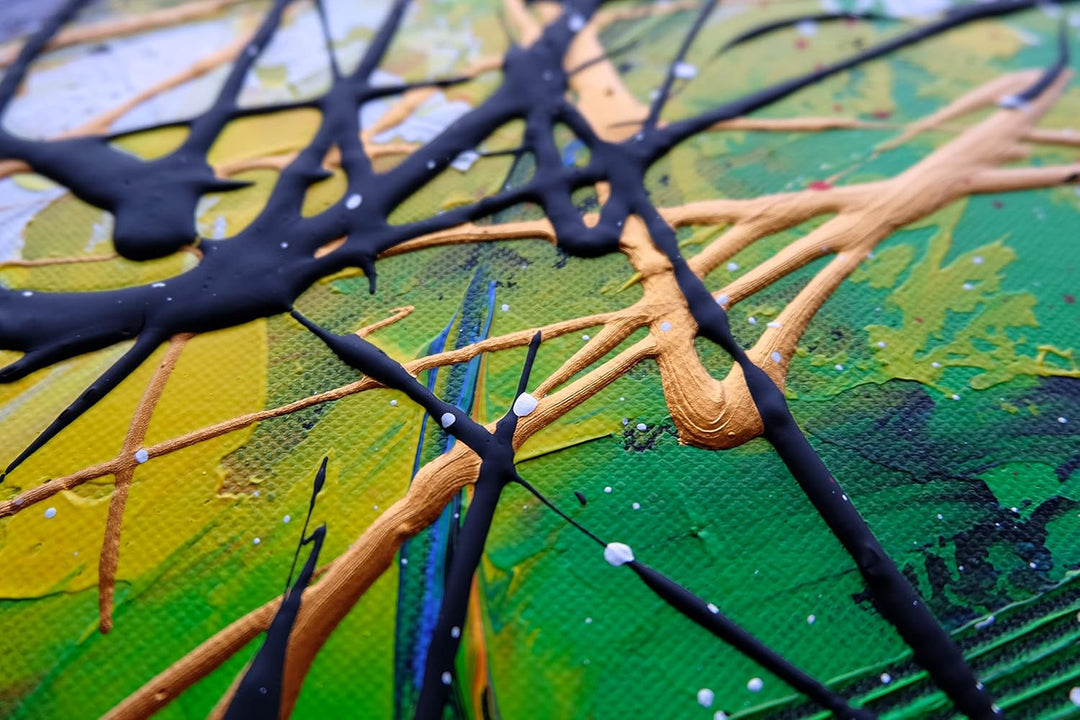 Monica Mirafiori I 100% HANDGEMALT I Gemälde Hoffnung 120x40cm | Gemälde Handgemalt | Acrylgemälde |