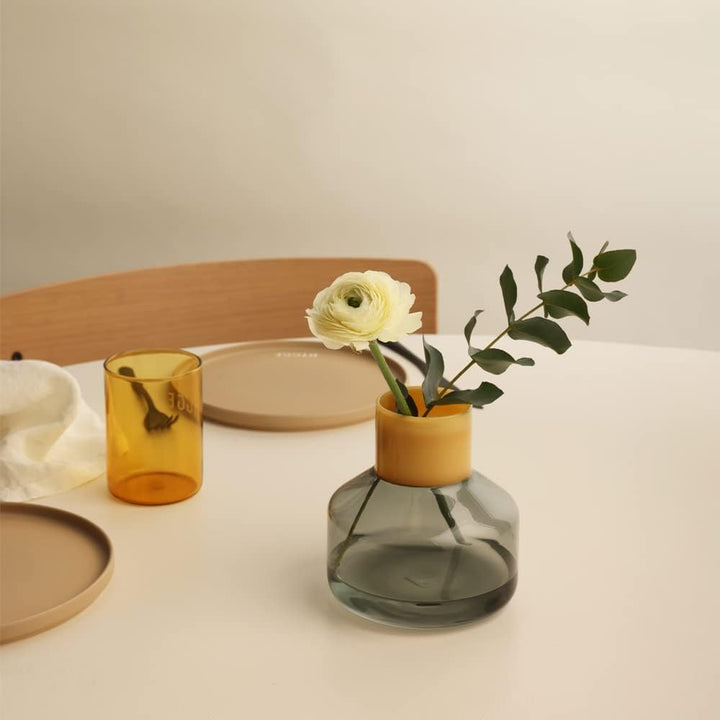 Design Letters Grosszügig Vase aus Borosilikatglas | Vasen für Tischdeko | Vase Glas Entworfen in Dä