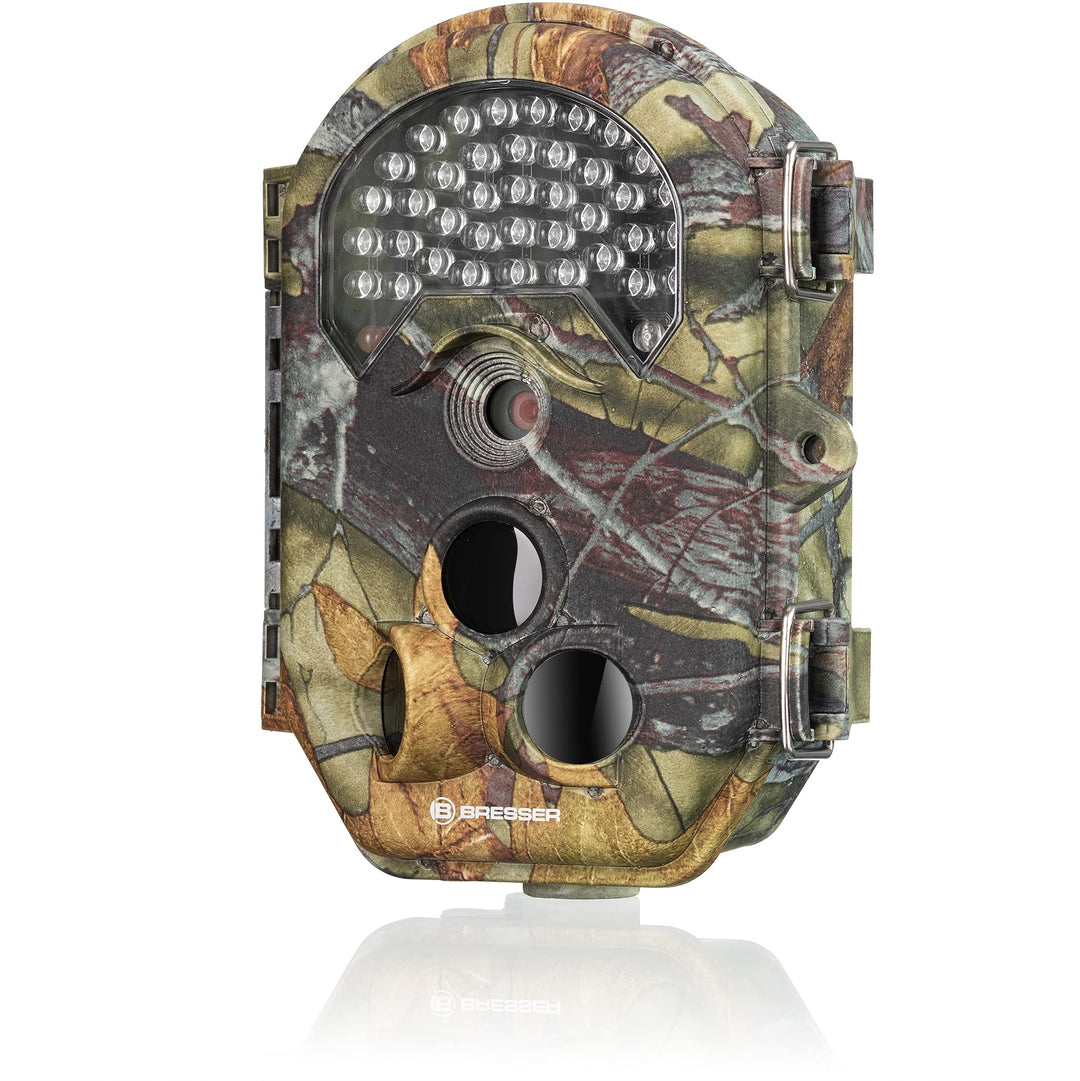 Bresser Überwachungskamera 120 Grad mit PIR-Bewegungssensor 16MP Full-HD und unsichtbarer LED Infrar