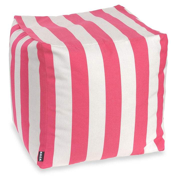 HOCK Bean Cube Outdoor Classic Streifen pink Rosa, Rosa