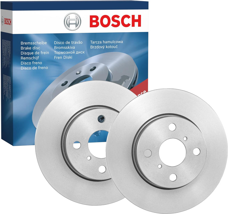 Bosch BD1240 Bremsscheiben - Vorderachse - ECE-R90 Zertifizierung - zwei Bremsscheiben pro Set