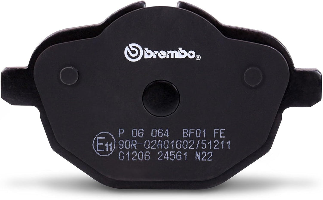 Brembo P06064 Hintere Bremsbeläge, Anzahl 4 Single, Single