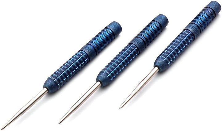 CUESOUL Steel Tip 90% Tungsten Dart Set mit Ölfarbe Finish und ROST Flights 22g BLAUER COCKTAIL, 22g