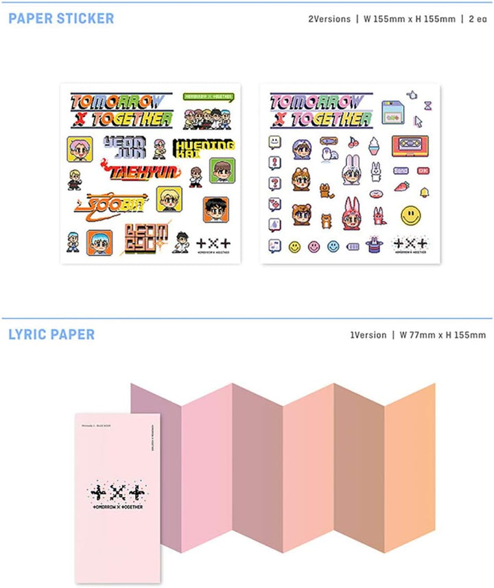TXT Tomorrow X Together Minisode1 : Blue Hour Album (AR Version) CD+Poster+Photobook+Paper Sticker+L