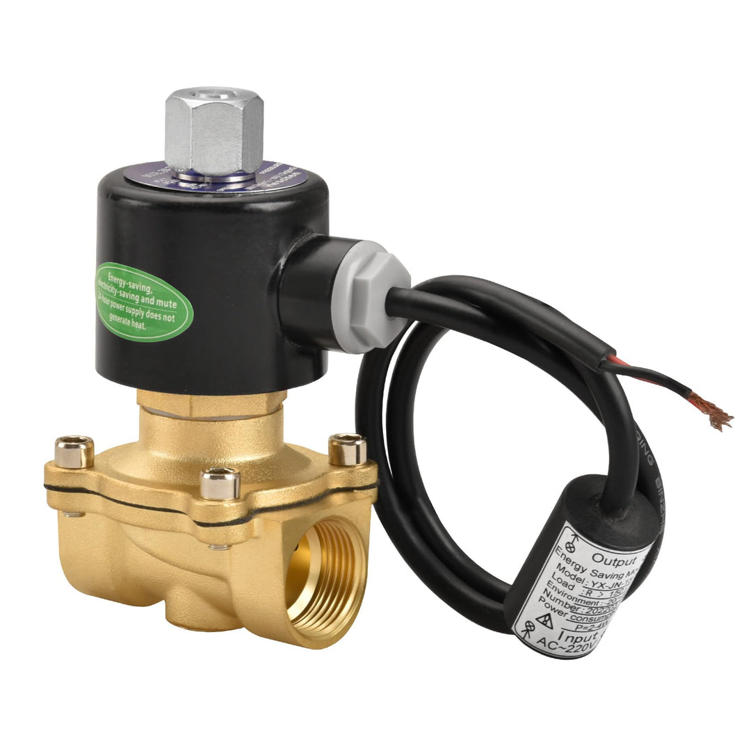 Heschen Messing Elektrisches Magnetventil, 2W-200-20KJ, PT3/4'' Anschluss, AC220V, Direktwirkung Was