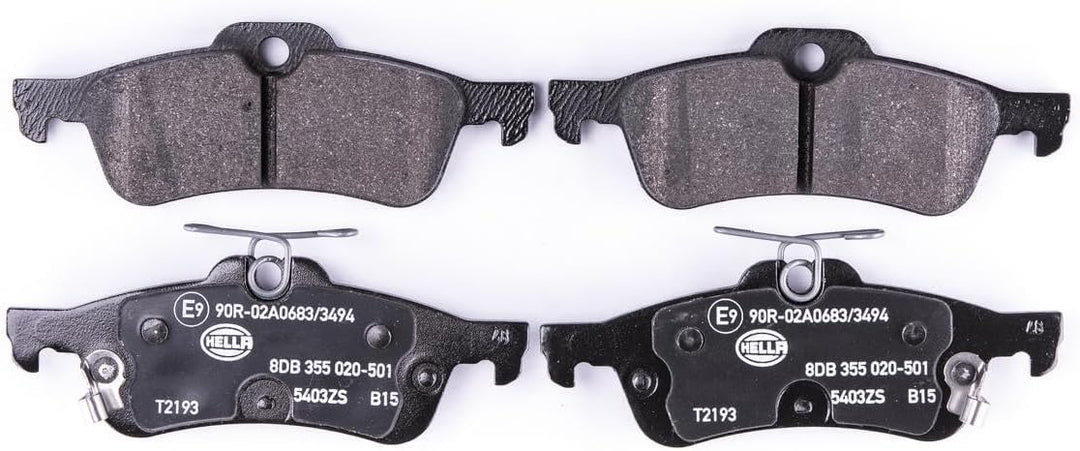 HELLA PAGID 8DB 355 020-501 Bremsbelagsatz - T2193 - Dicke/Stärke: 14.8mm - Bremssystem: Teves - mit