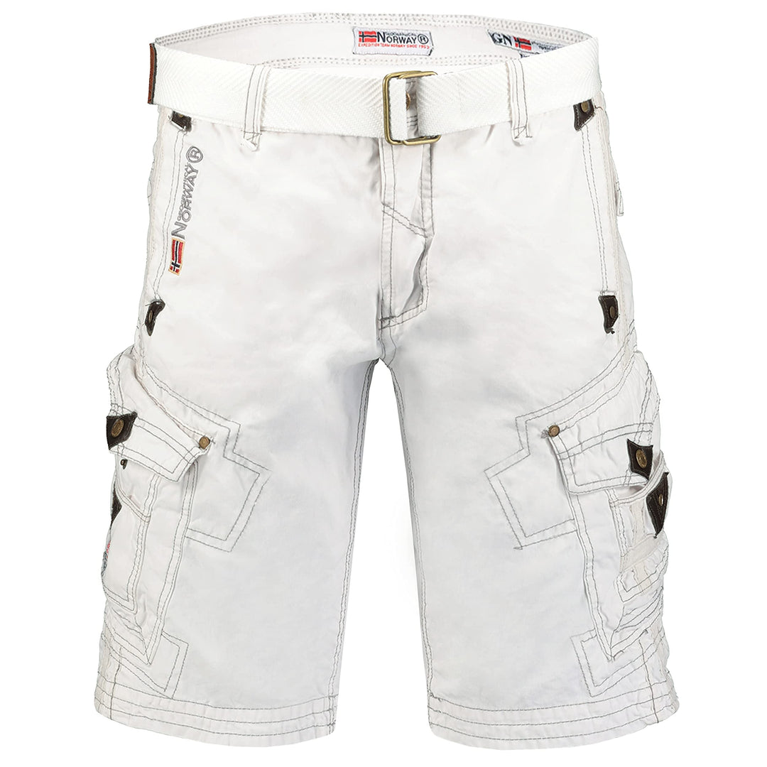 Geographical Norway Panoramique Men - Bermuda Mann Cotton - Shorts Herren Sport Cargo - Shorts Bermu