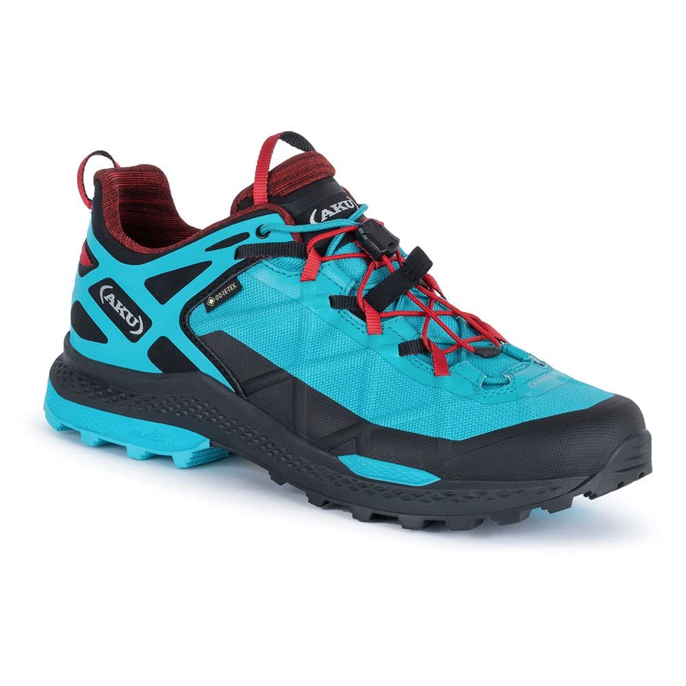 AKU Herren Rocket Dfs GtxSneaker 41.5 EU Blau Schwarz Turquoise Black, 41.5 EU Blau Schwarz Turquois