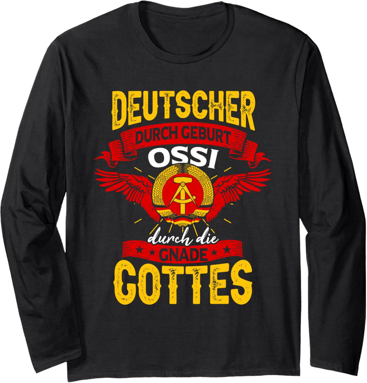 Osten DDR Vatertag Ostdeutschland DDR Ossi Langarmshirt