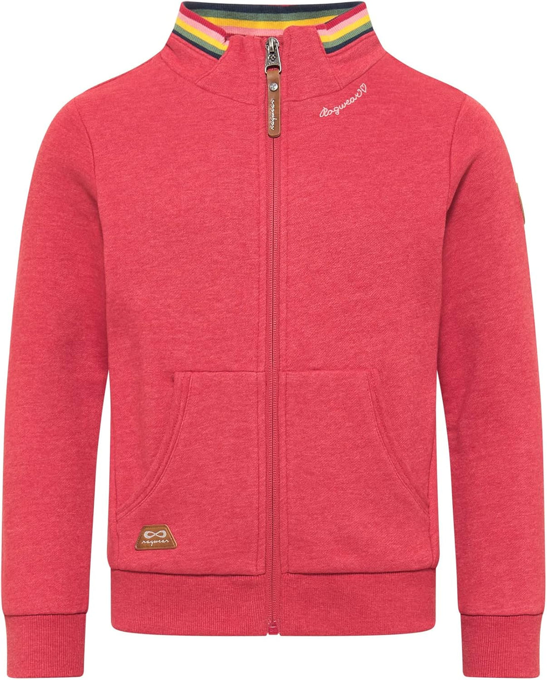 Ragwear Majda Mädchen Sweatjacke Sweasthirt mit Reisverschluss Cardigan Strickjacke Jacke Übergangsj