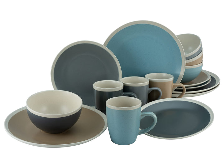 Creatable, 23439, Serie NORDIC LIVING cool, Geschirrset, Kombiservice 16 teilig