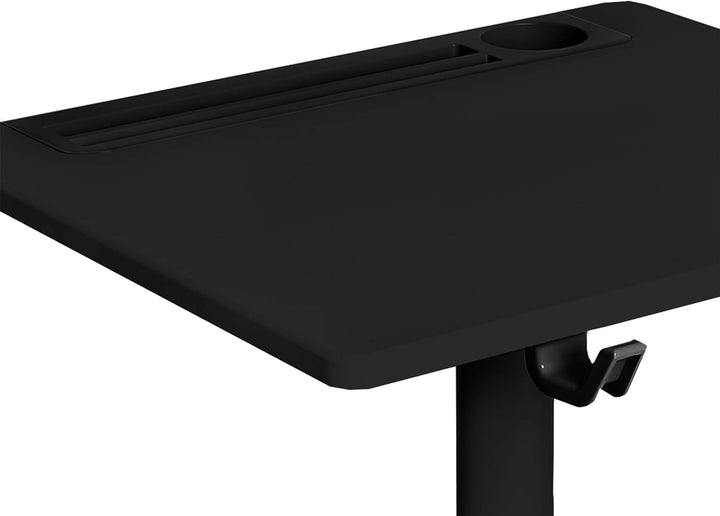 Seville Classics Höhenverstellbarer Tisch, Aluminium, 65 cm x 55 cm x 77.5 bis 115.8 cm (LxBxH) 65 x