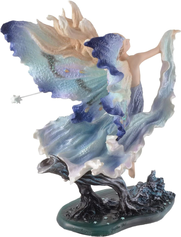 Fee mit Sternenstab - Where moonbeams Fall Designer:Josephine Wall, hergestellt by Veronese