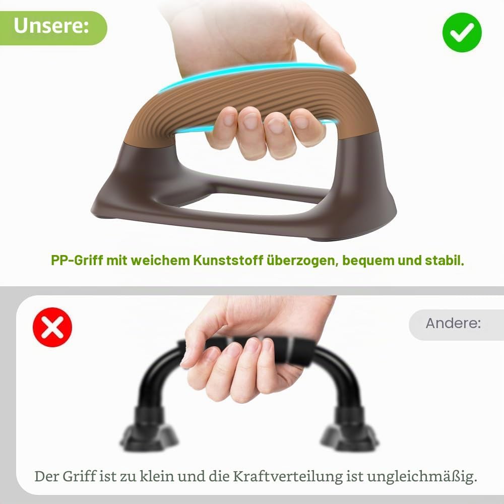 Calisthenics Equipment Liegestützgriffe - Rutschfest Parallettes Handstand Griffe Robuste Push Up Ba
