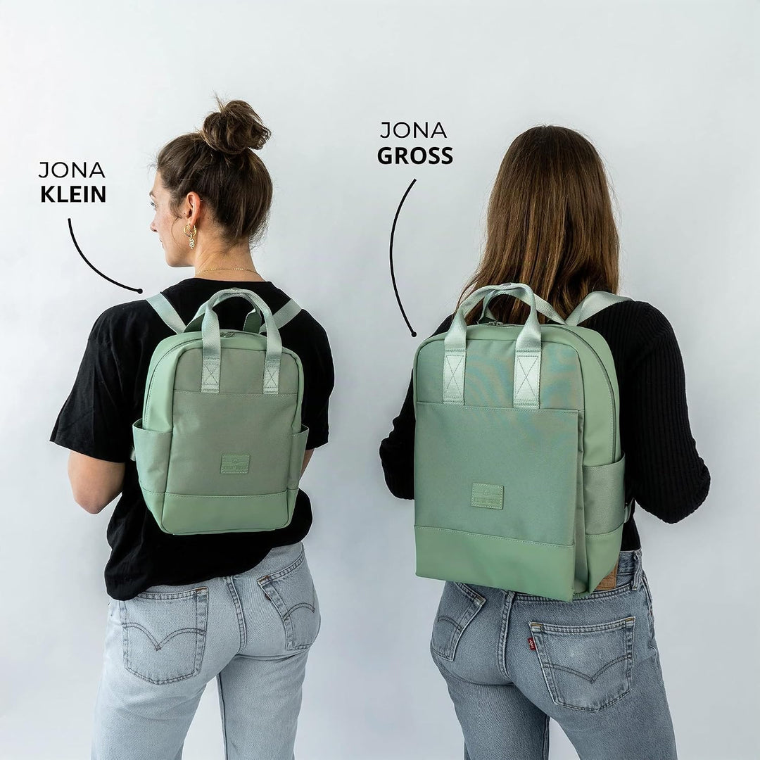 Johnny Urban Rucksack Damen Klein Grün - Jona Small - Stylischer Kleiner Mini Cityrucksack mit Table