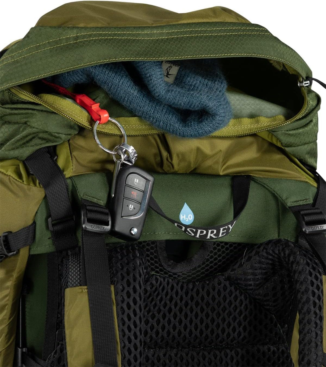 Osprey Europe Herren Atmos Ag Lt 50 Backpack Scenic Valley/Green Peppercorn S-M, Scenic Valley/Green