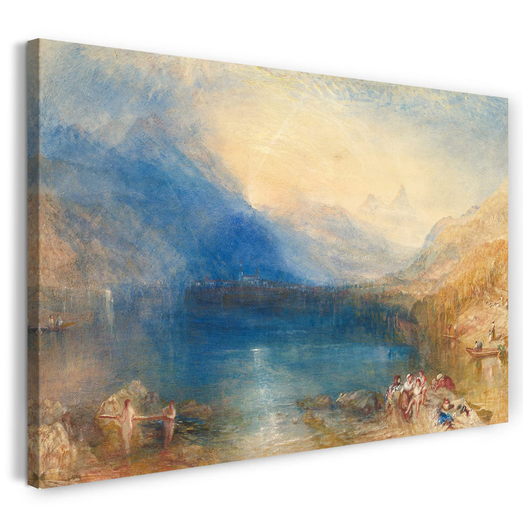 Printed Paintings Leinwand (80x60cm): William Turner - The Lake of Zug 80x60 cm, 80x60 cm