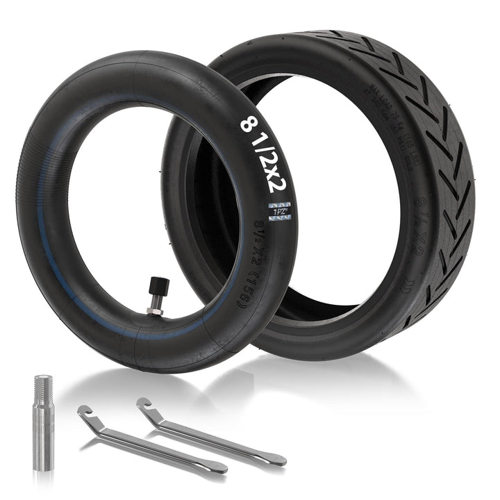 1PZ FM8-P2C 8.5 Zoll E Scooter Reifen und Schlauch 8 1/2x2 Ersatz für Xiaomi Mijia M365 Pro2 1S, 8,5
